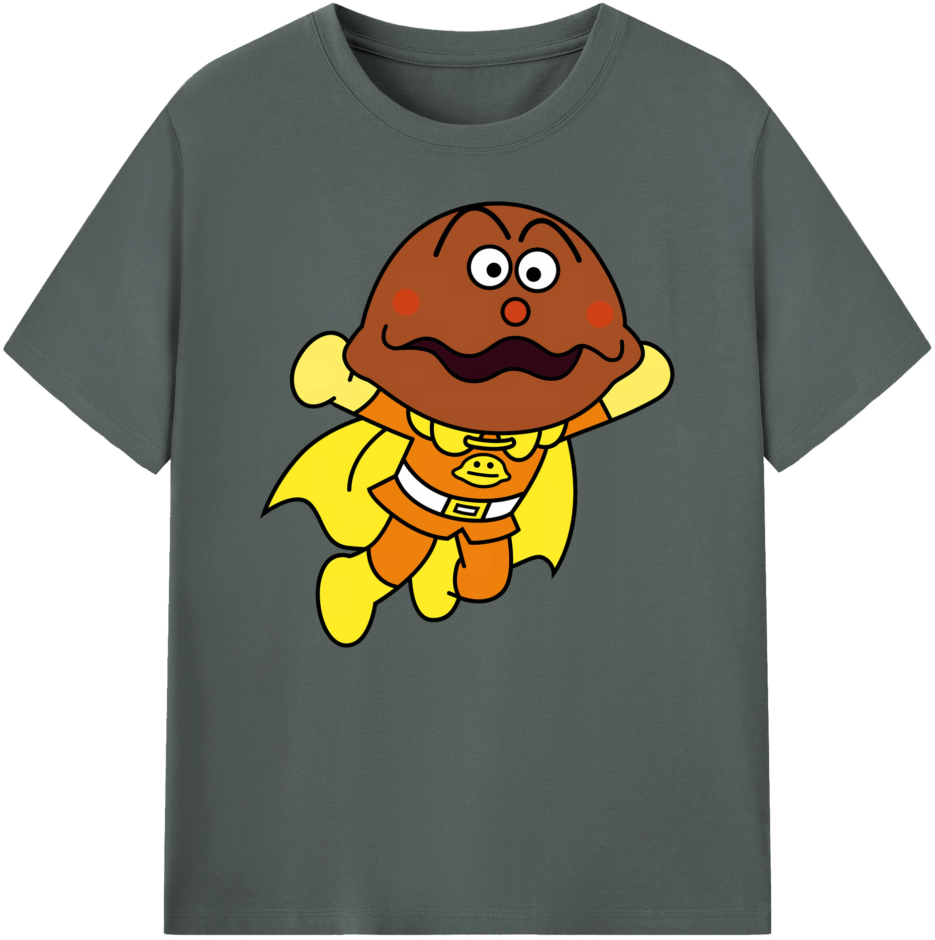 （画像用） アンパンマン Anpanman 綿100％ メンズ半袖Tシャツ｜肌触りやわらか＆通気性